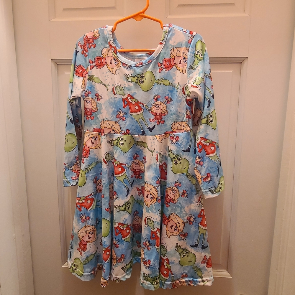 Gr1nch Dress Girls 5/6/6x